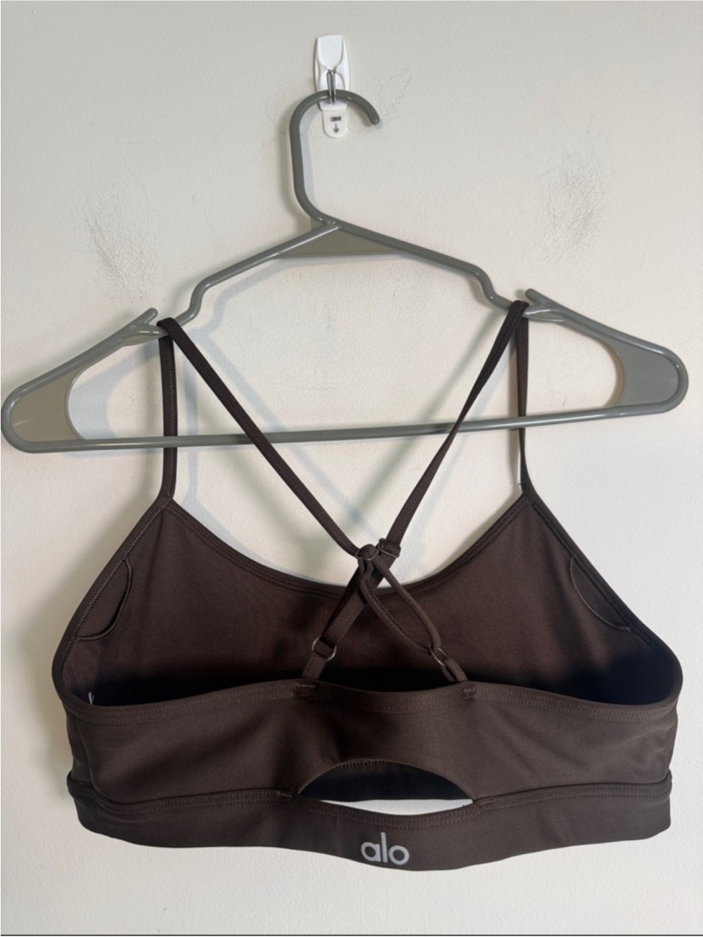 ALO Yoga Airlift Intrigue Sports Bra Espresso - Picture 6 of 10